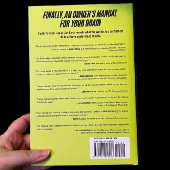 LIMITLESS by Jim Kwik — BRAND-NEW Hardcover Book 📚 - Picture 2 of 2